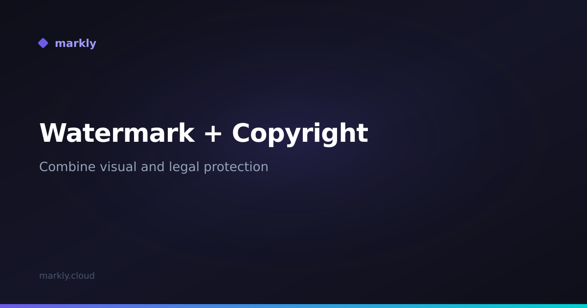 Watermark Ip Rights Protection Watermark + Copyright: The Double Protection Strategy for Photos | Markly